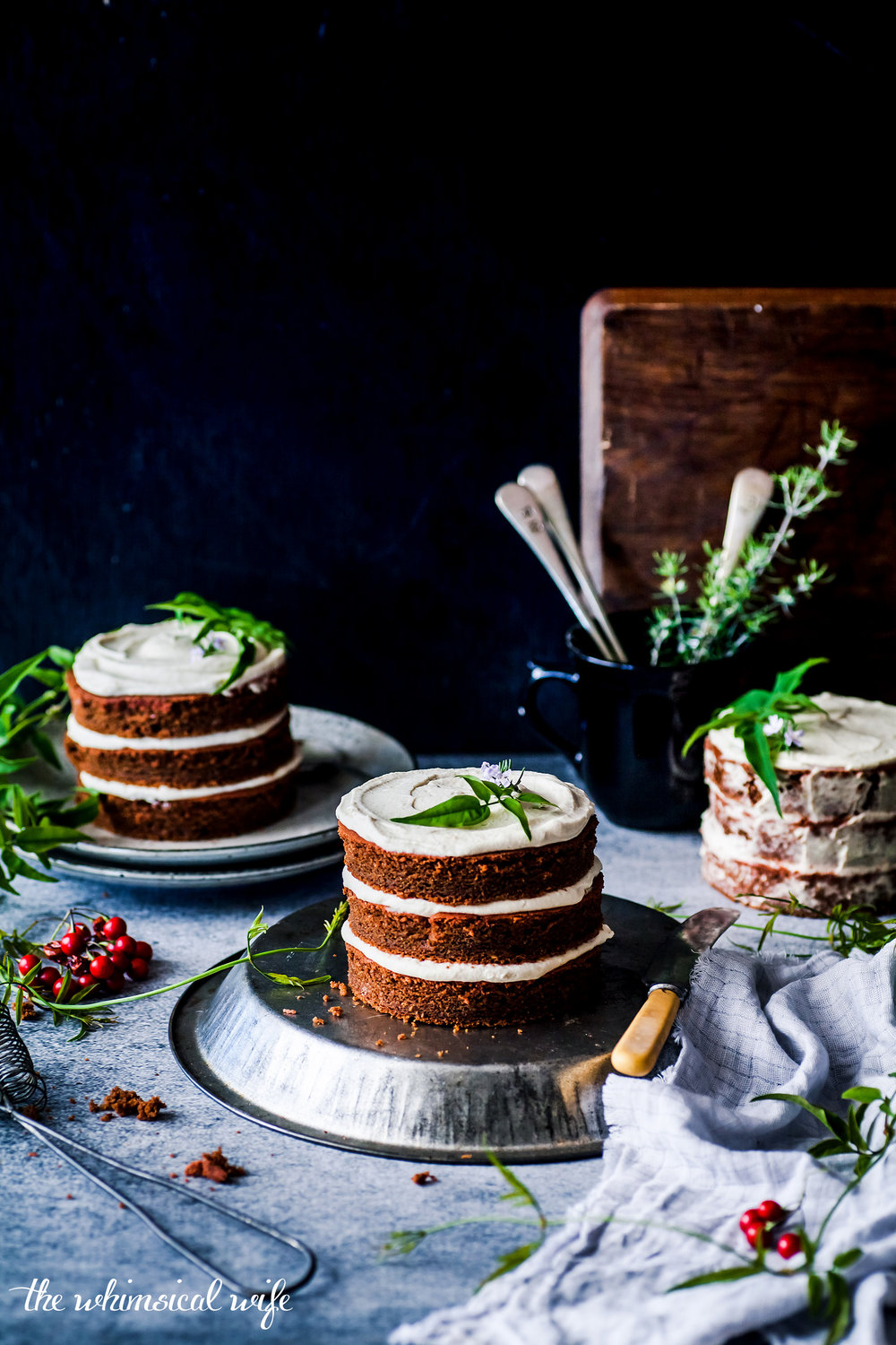 30 Cakes In 30 Days | 6. Mini Red Velvet Cakes {DF, GF, Egg Free} | The Whimsical Wife